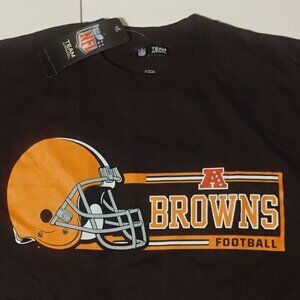 NFL VTG Cleveland Browns Football T Shirt Men's Large NFL Team Apparel NWT